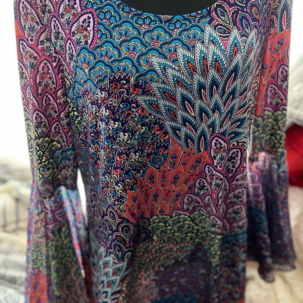 MSK brand multi color dress size XL
